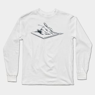 Hand Drawn Notebook Long Sleeve T-Shirt